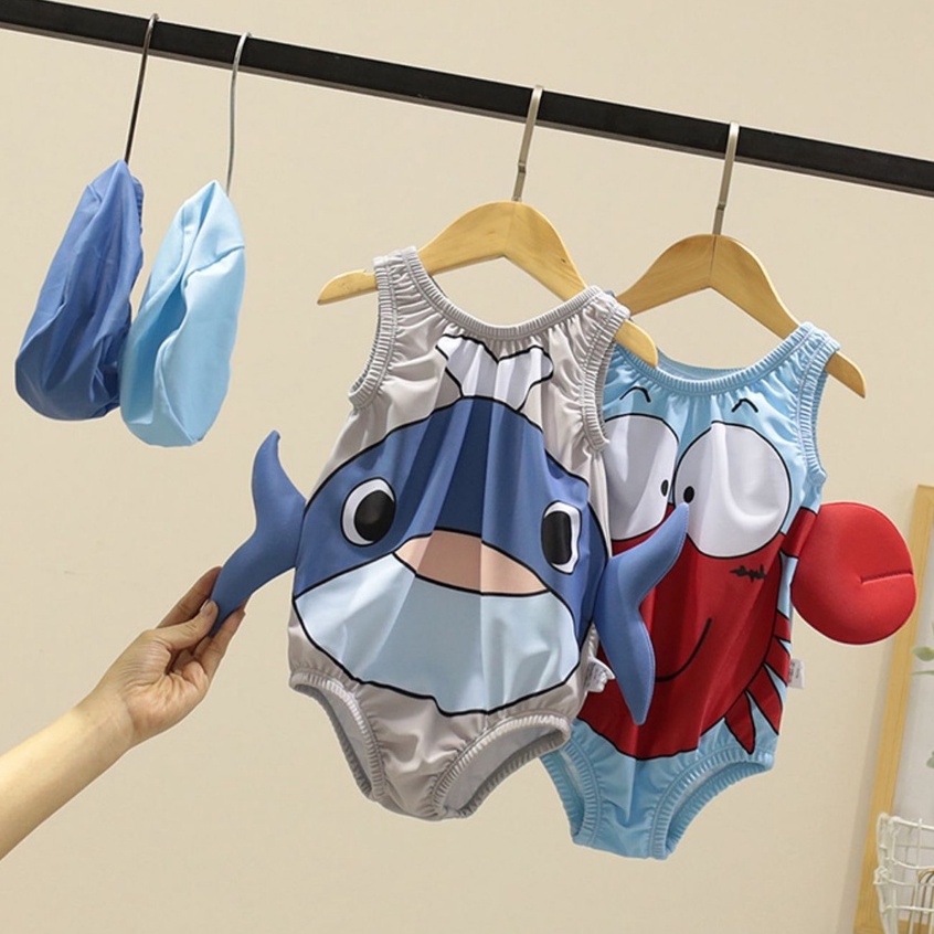 Baju Renang Swimsuit Renang Ikan Shark Fish Pakaian Renang Animal