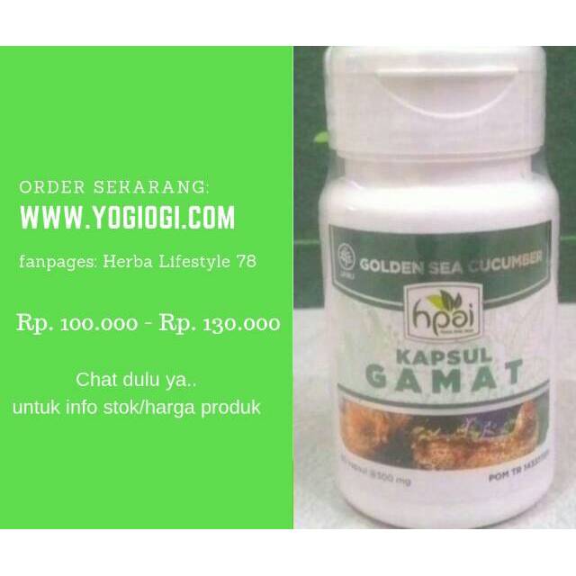 GAMAT Kapsul HPAI Asli Garansi