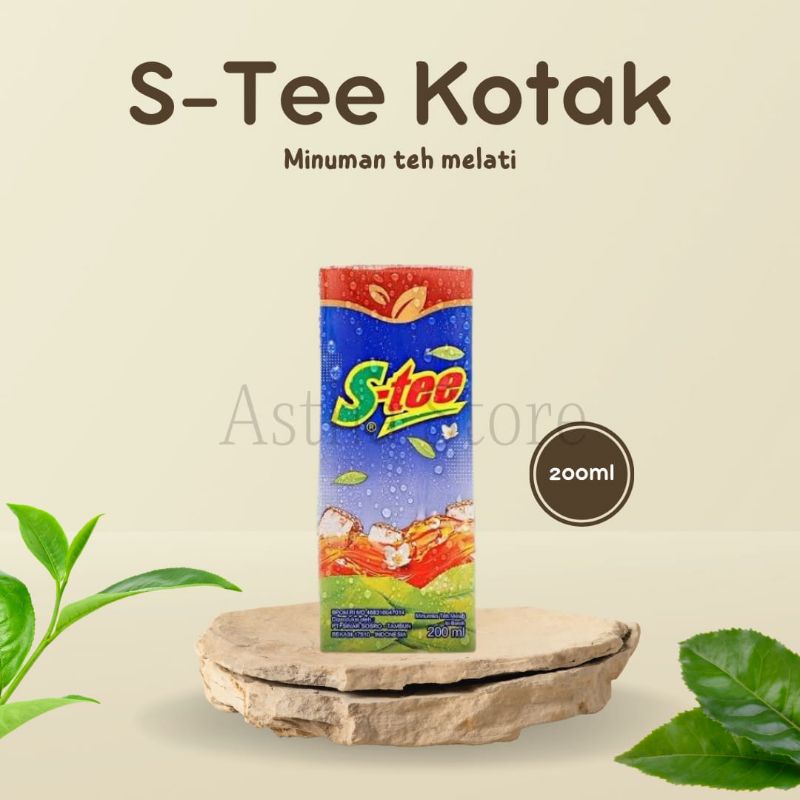 

S-Tee Minuman Teh Kotak [ 1 Dus / 24Pcs ] 200ml