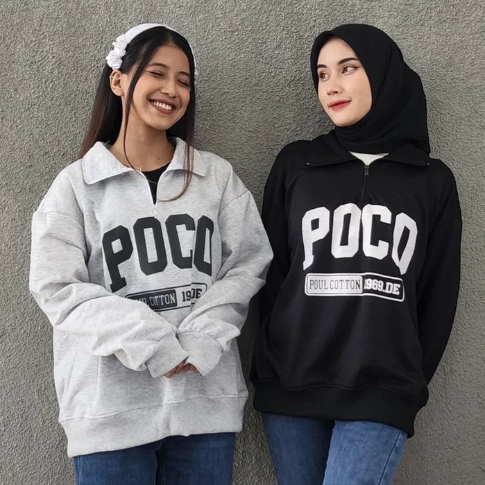 Pro.Coll - Poco Collar Sweater - Collar Sweater Wanita Kekinian