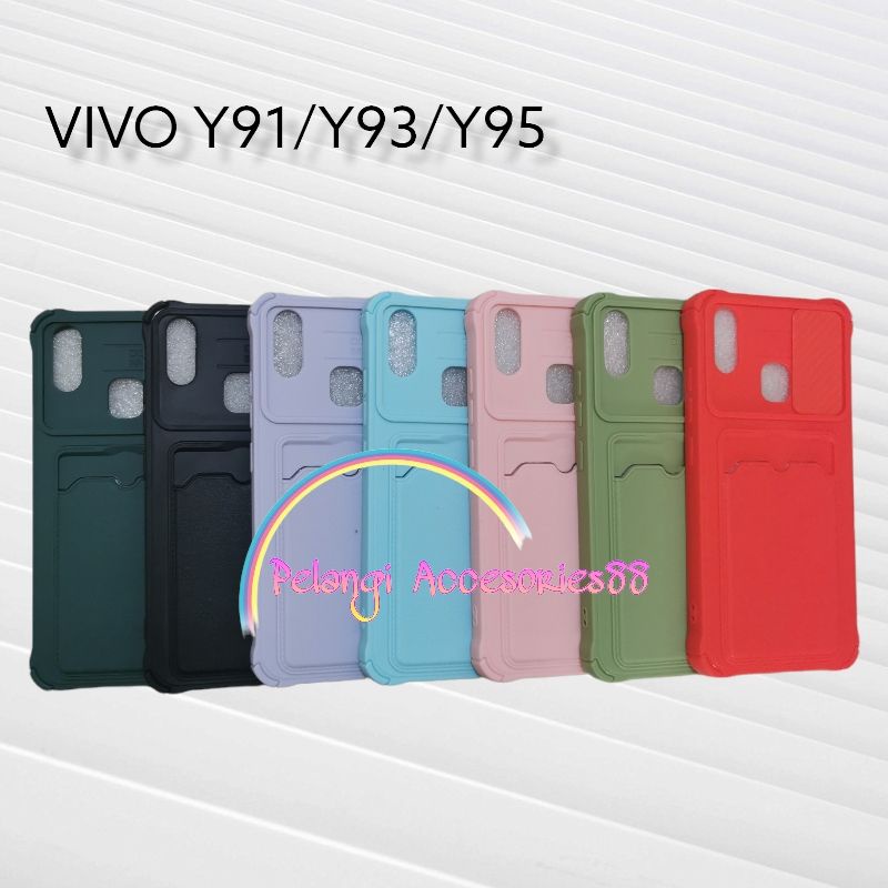 CASE VIVO Y91 / Y93 / Y95 SOFTCASE SLEDING WARNA WARNI