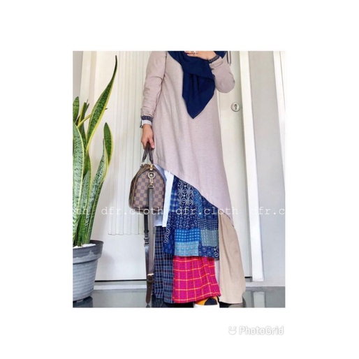 New Abaya valazie ruffle dfr cloth