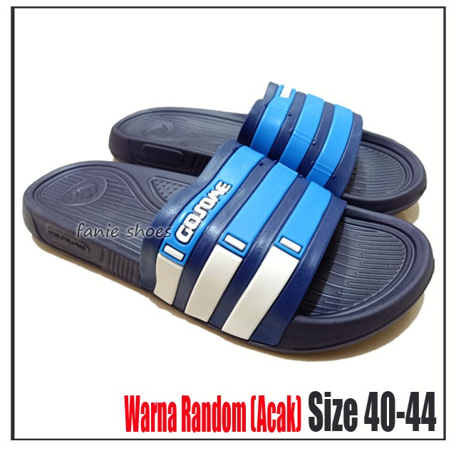 Gosome Sandal Karet Selop Laki 40-44 / Sandal Laki Ringan Waterproof / Sandal Sehari-hari