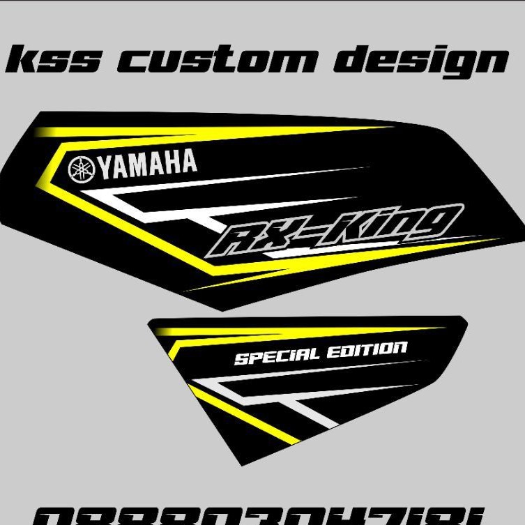 striping rx king variasi hitam kuning
