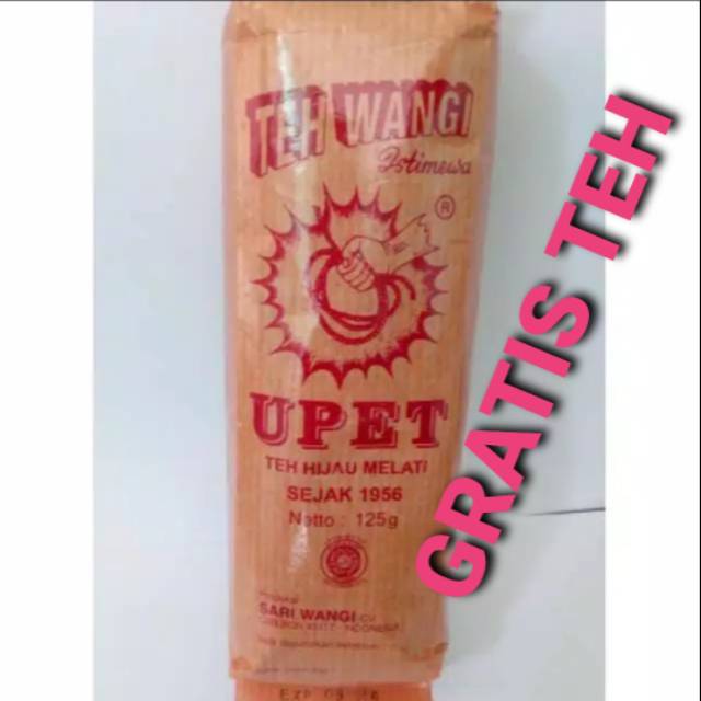 

Teh upet 125gr aroma melati ENAK GRATIS teh