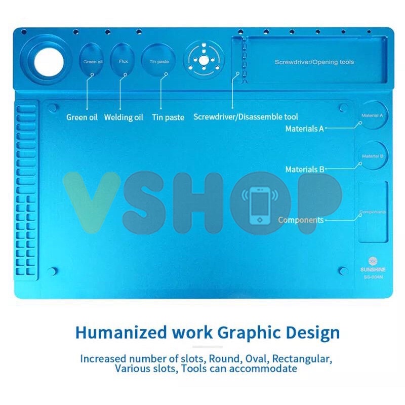 SERVICE PAD ALUMINIUM ALLOY SUNSHINE SS-004N FOR MICROSCOPE