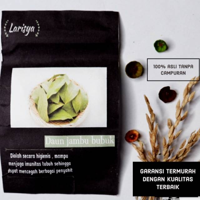 

DAUN JAMBU BIJI BUBUK SERBUK DAUN JAMBU BUBUK 100 % ASLi