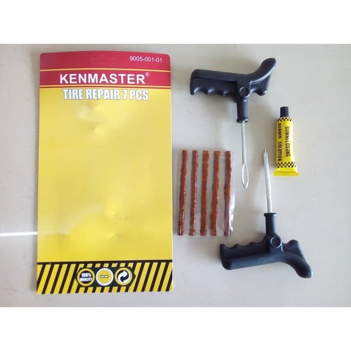 Planet88 - PT 88 - KENMASTER ALAT TAMBAL BAN TUBLES MOTOR TIRE REPAIR KIT PRAKTIS