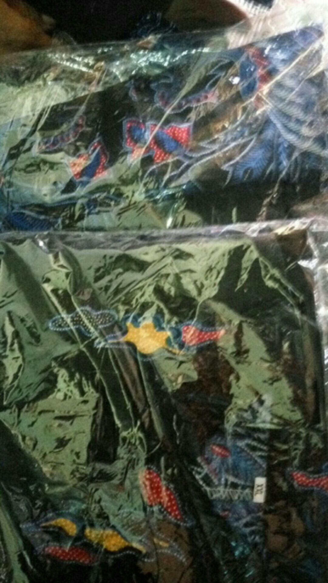 Batik Couple Keluarga Sania Ruffle Ori Ndoro Jowi Dnt Motif Jago Biru