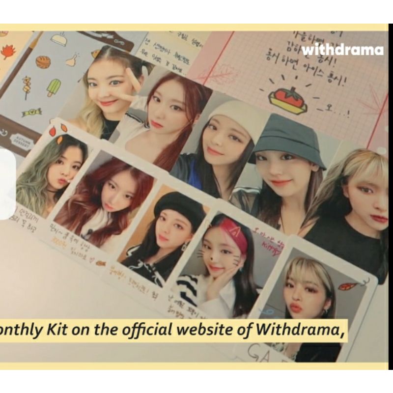 [PO] sharing ITZY NO BAD DAYS November Polaroid Photocard Yeji Lia Ryujin Chaeryeong Yuna