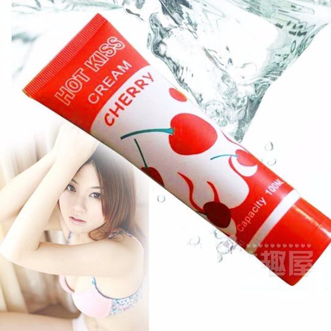 Se0139756- Lk012 Love Kiss Cherry Lubricant Pelicin Oral Alat Kontrasepsi