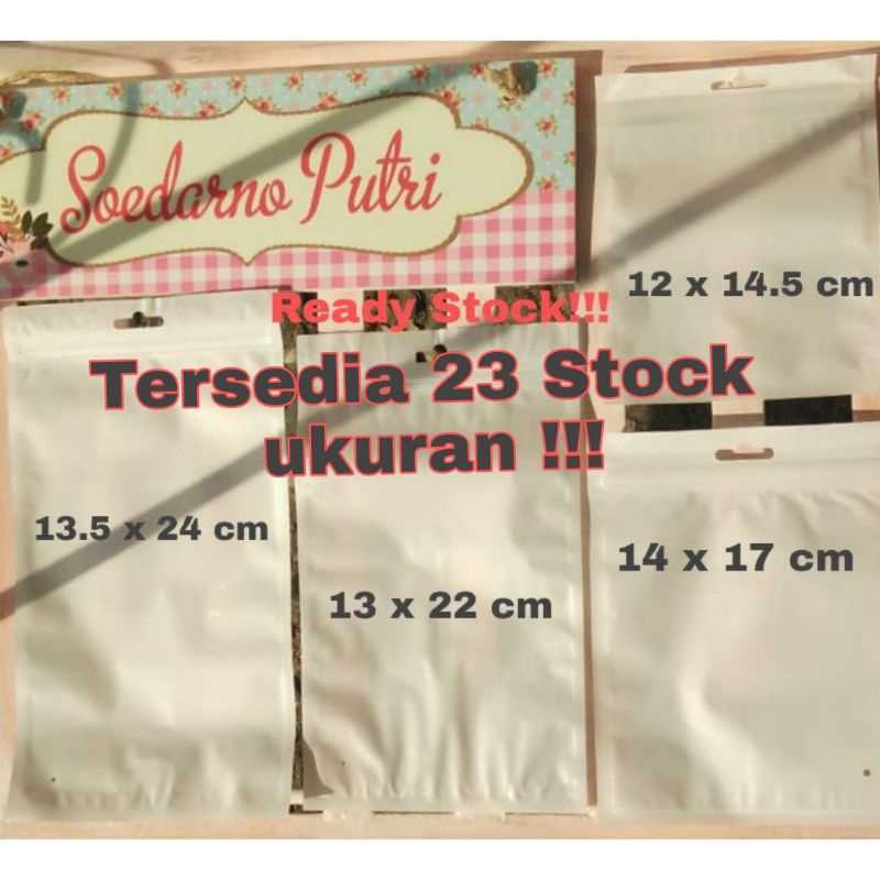 【Ecer 1pc】Plastik ZipLock 13x21 13x22 13x23 13.5×24 14x17 12x15 8x14 7x10 6x10 8x14 5x18 7.5x12 9x16