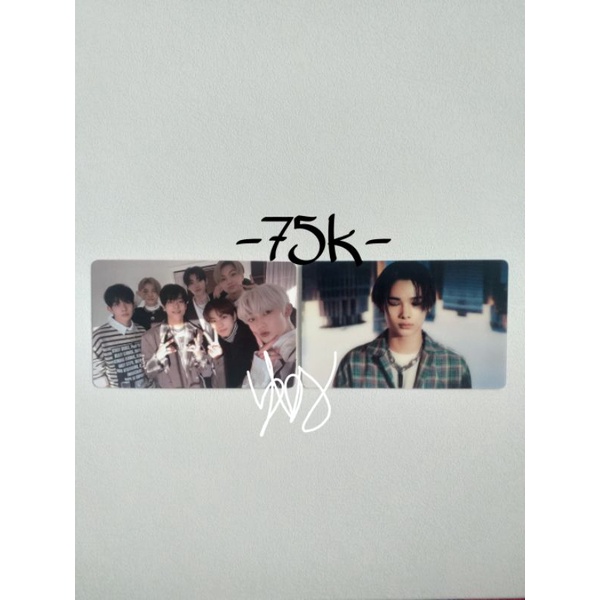 [ BACA DESKRIPSI ] PHOTOCARD PC LENTI HYPE DOWN GRUP NI-KI ENHYPEN OFFICIAL