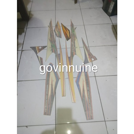 striping stiker sticker lis honda karisma x 2004 biru original