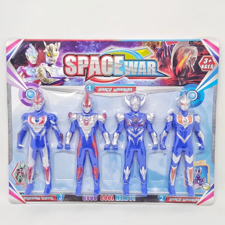 RB Mainan Anak Laki Laki Robot Mobil MAINAN ROBOT ULTRAMAN ISI 4 PCS 515 XYZ 3in1 Cars PROMO 12 S7S6