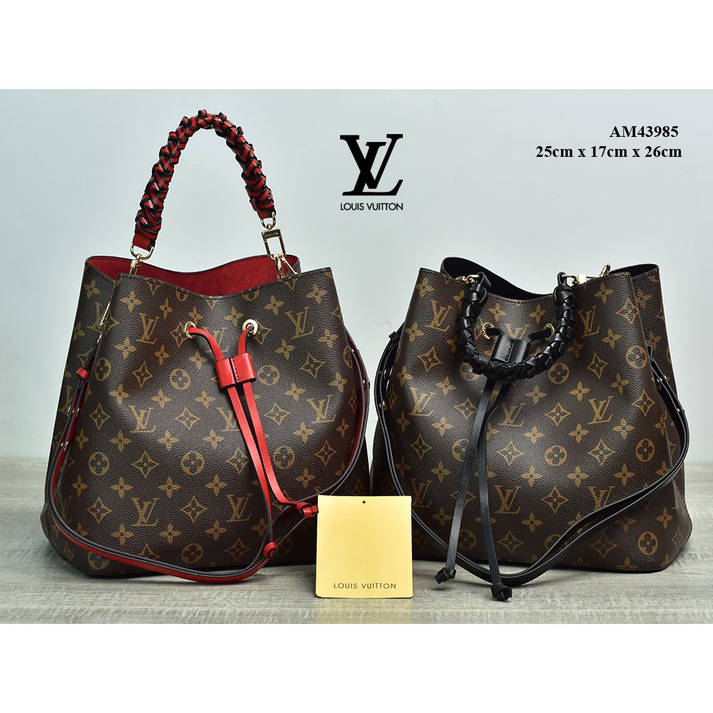 SUPPLIER TAS BRANDED Tas LV NeoNoe Braided Handle Monogram List Semi Premium AM43985