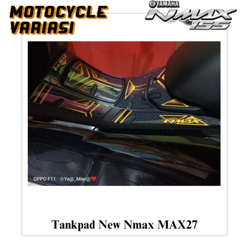 Stiker Tankpad Nmax New 2020 - 2023 Bahan Resin Timbul Premiuml