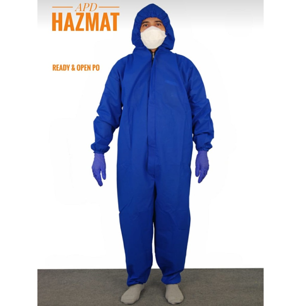 APD HAZMAT BAJU APD PELINDUNG DIRI SPUNDBOND COATING Waterproof 75 GRAM READY LSG KIRIM