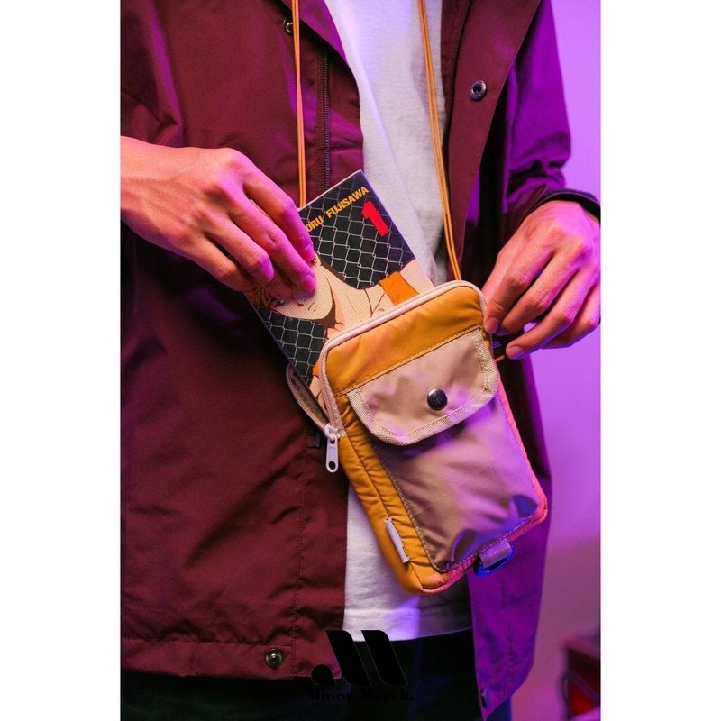 tas hp selempang sling pouch bag  kuning krem FUKU MINOR 01