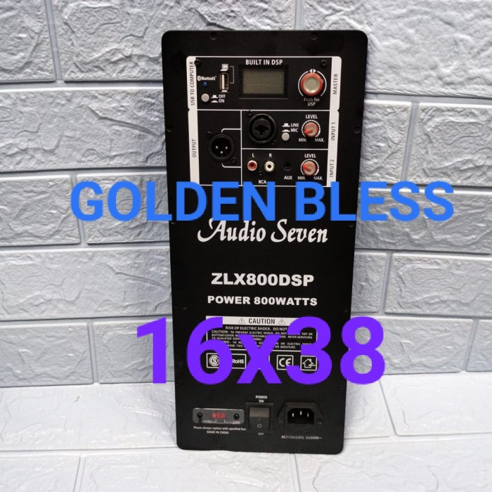Power kit Audio seven Zlx 800 Dsp 800dsp