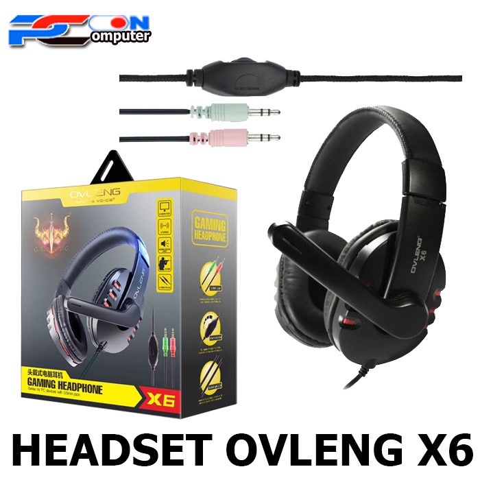 Headphone  Headset Gaming Ovleng X6