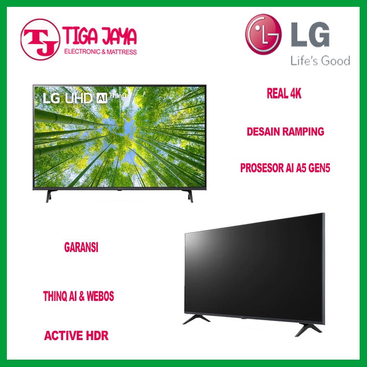 LG 60UQ8050 LED TV 60 inch UHD Smart TV 60UQ8050PSB 4K TV 60UQ80 60UQ