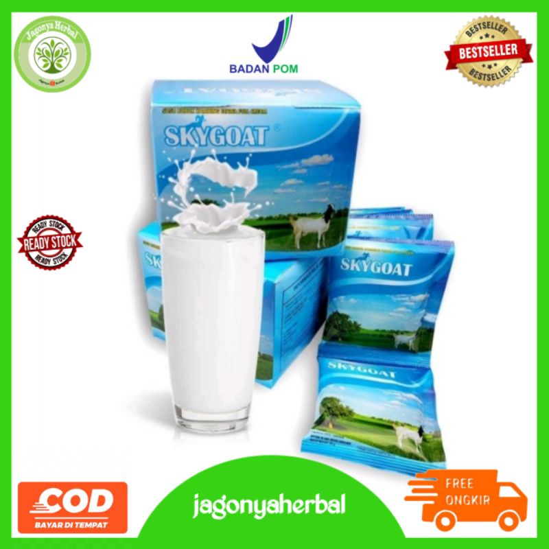 

SUSU KAMBING ETAWA SKY GOAT - SKYGOAT CREAM RASA ORIGINAL ISI 10 SACHET - ETAWA BUBUK