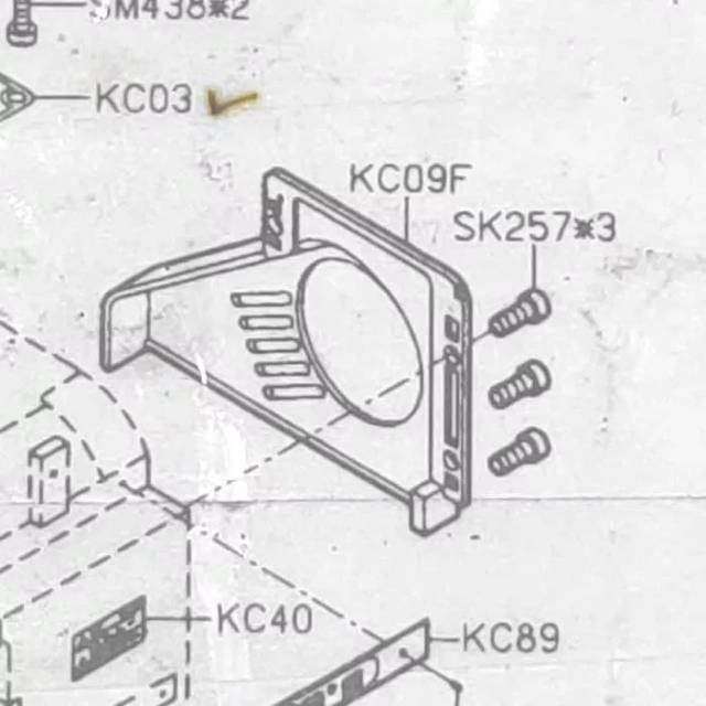 KC09F Tutup Van-Belt Jahit Obras 700F/747A