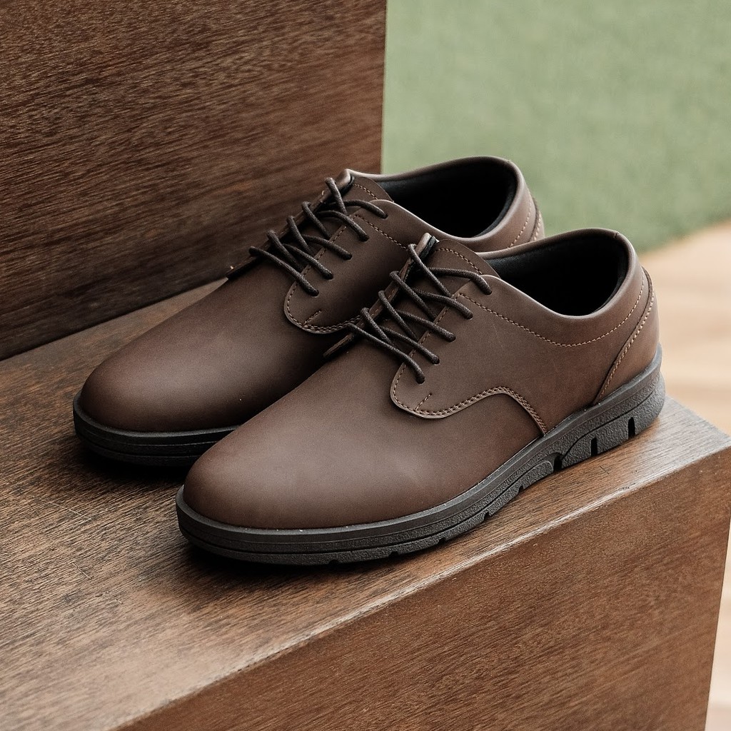 ARFA BROWN |FORIND x Besic| Sepatu Kasual Original Santai Formal Kerja Kuliah Pria/Cowok/Men Ori New