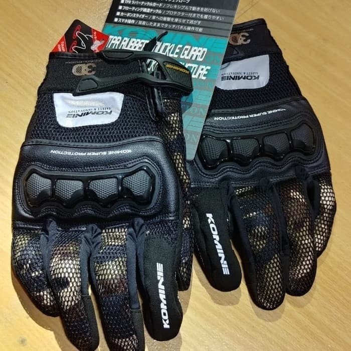 Sarung Tangan Motor Gloves Komine GK 215 ORIGINAL GK215 GK-215 Full Protector