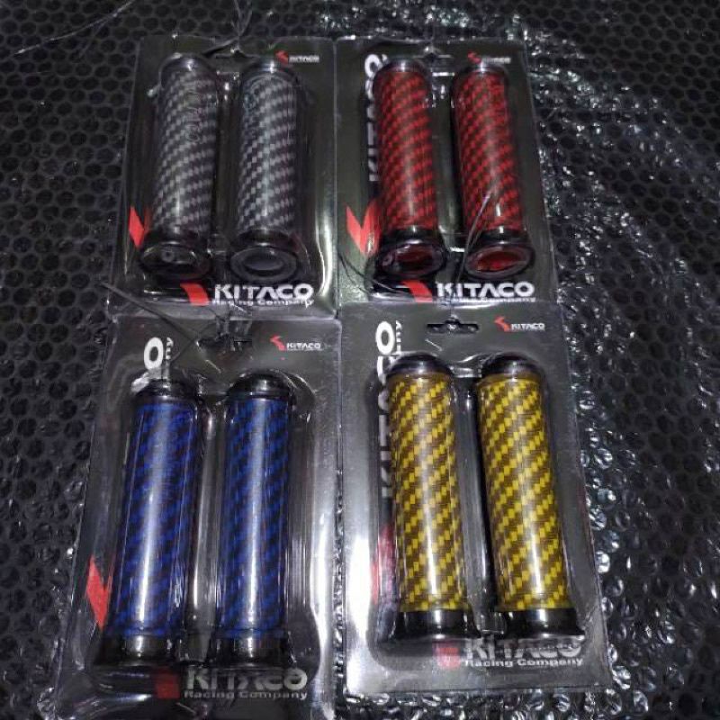 handgrip kitaco karbon/plus jalu hitam