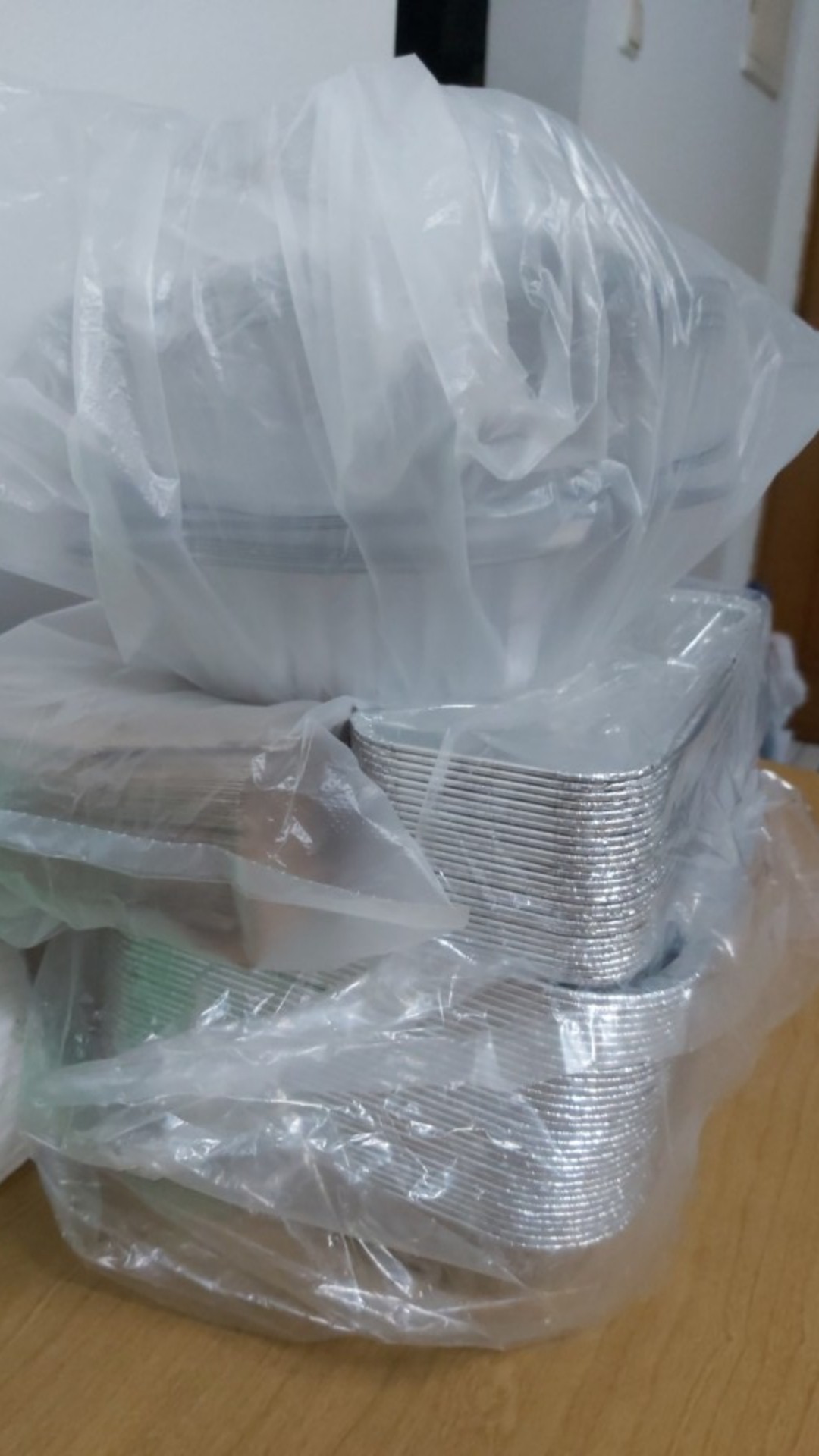 @25pcs Alumunium Foil Cup Bx 0344/ Aluminium Tray Bx0344 Tanpa Tutup