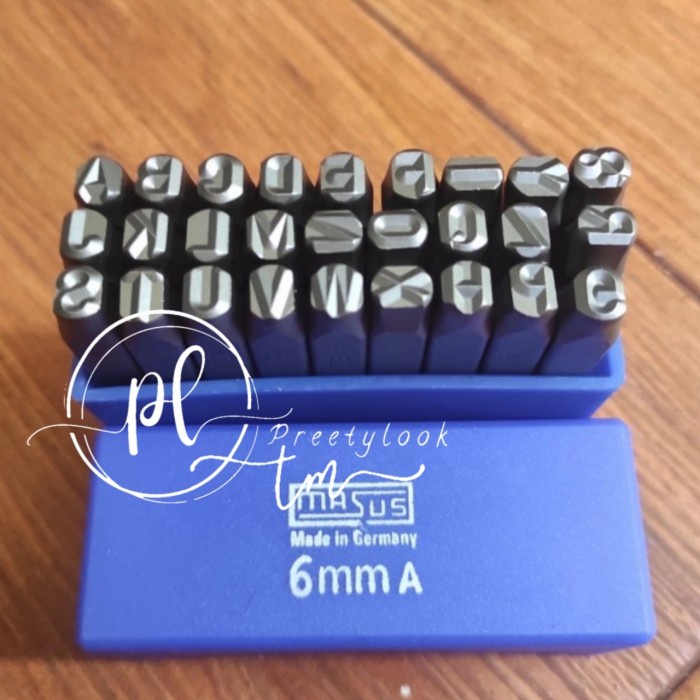 

Terkini Huruf Ketok 6 mm Stamp Punch Letter A - Z MASUS Germany
