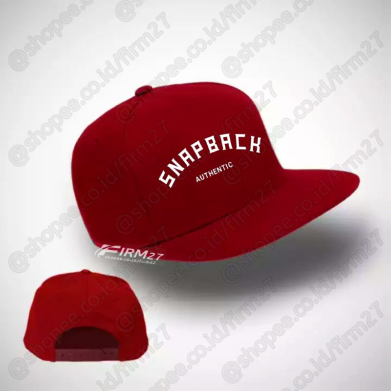 Topi SNAPBACK AUTHENTIC Snapback - Snapback Hat Logo SNAPBACK AUTHENTIC Premium Quality
