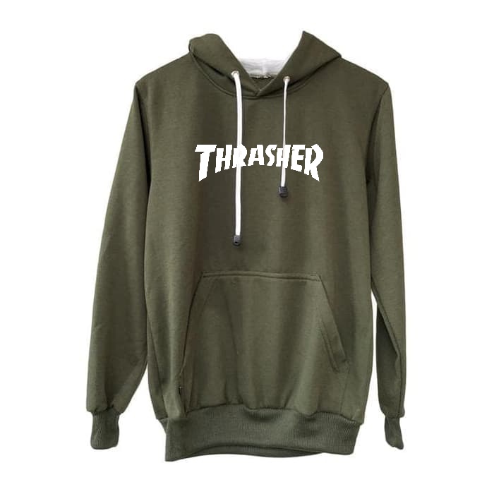 COD TERLARIS HOODIE SABLON THRASHER PREMIUM / PRIA &amp; WANITA / Sweater / Switer / Hoodie Kekinian / Hoodie Hits / Switer Pria/Hoodie Polos/ SIZE S M L XL XXL 2XL XXXL 3XL Termurah Murah Ukuran Big Size Jumbo