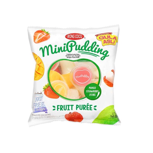 

Wong Coco Mini Pudding Fruit Pure 168G