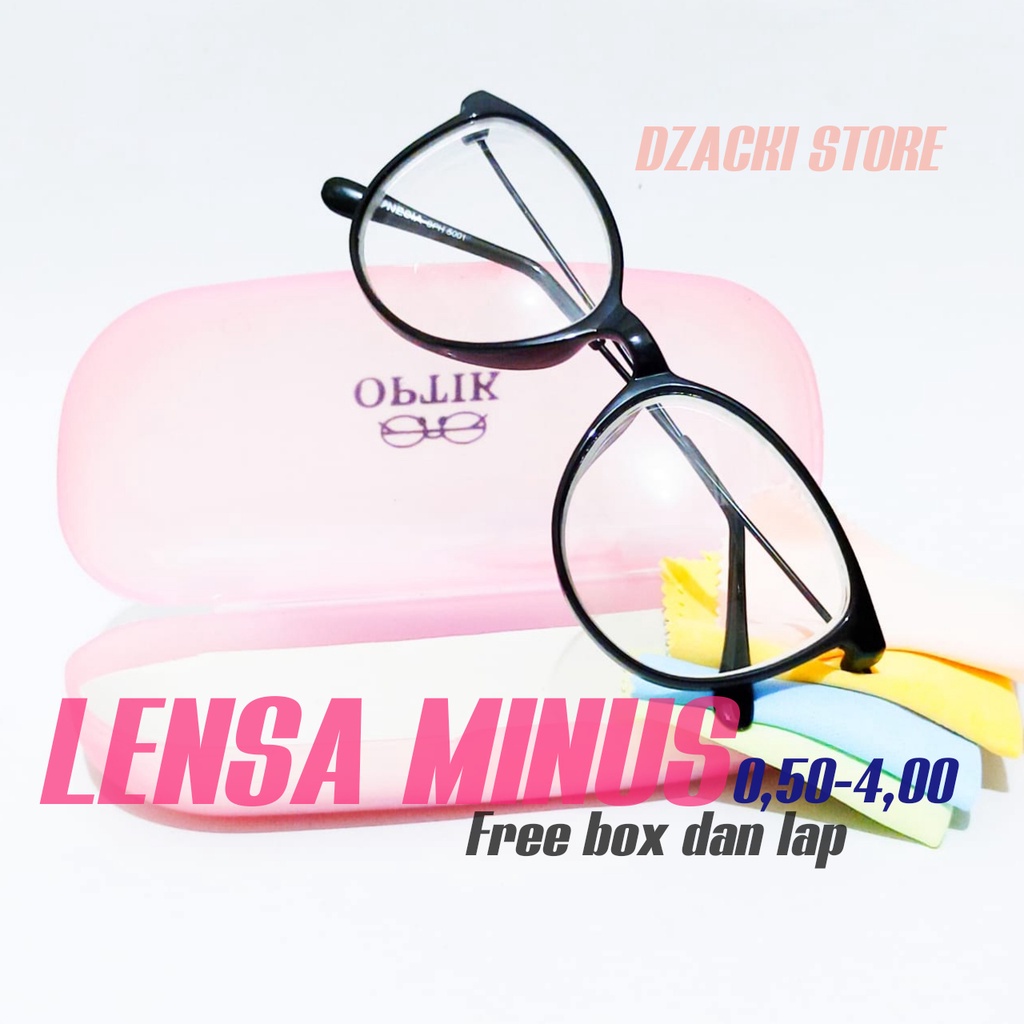 New Promo-Kacamata Minus Optik Jarak jauh, Pria Wanita, Unisex, Frame 0val