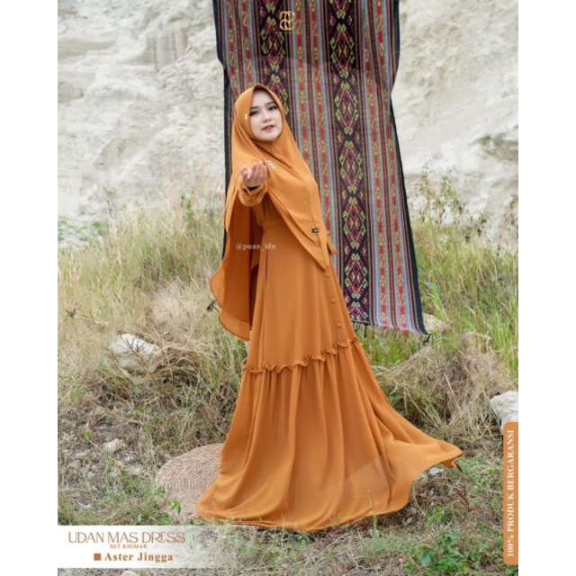 UDAN MAS DRESS BY@PUAN_IDN