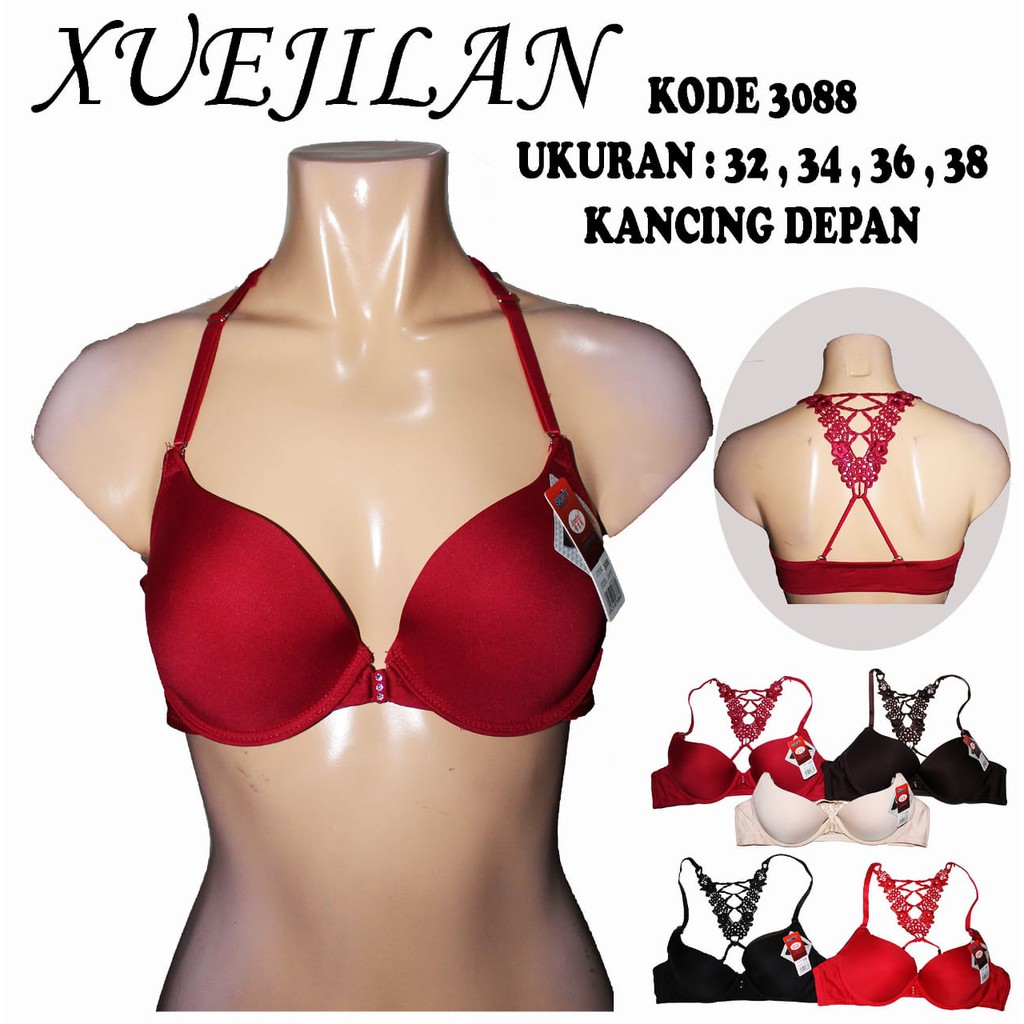 BEE - Bra Bh Pakaian Dalam Murah Wanita Berkawat Kualitas Premium XUEJILAN 3088