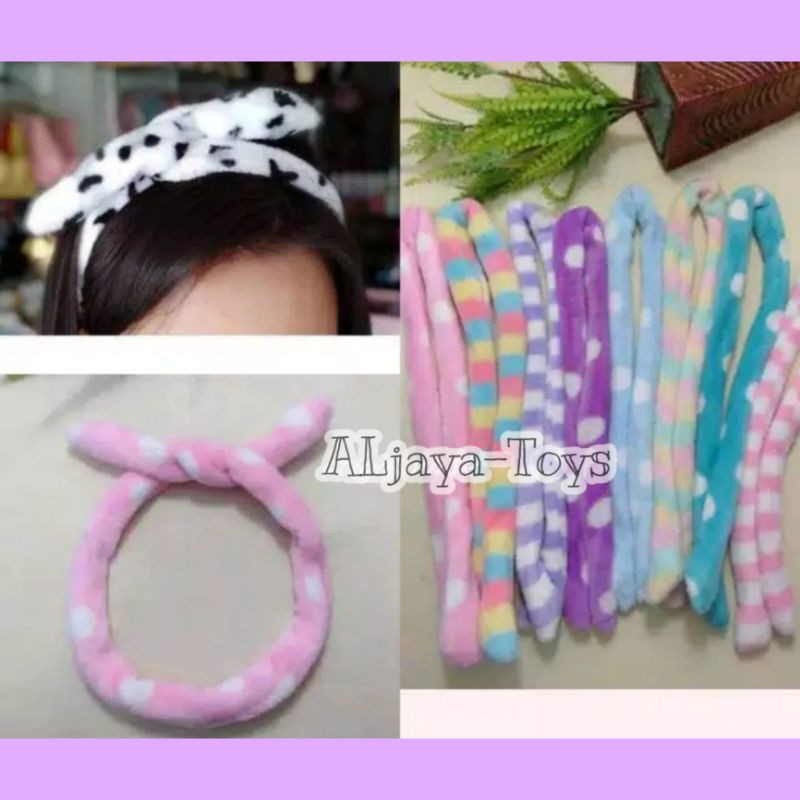 AJ Bando Kawat Bludru Bunny Chibi // Bandana Korea