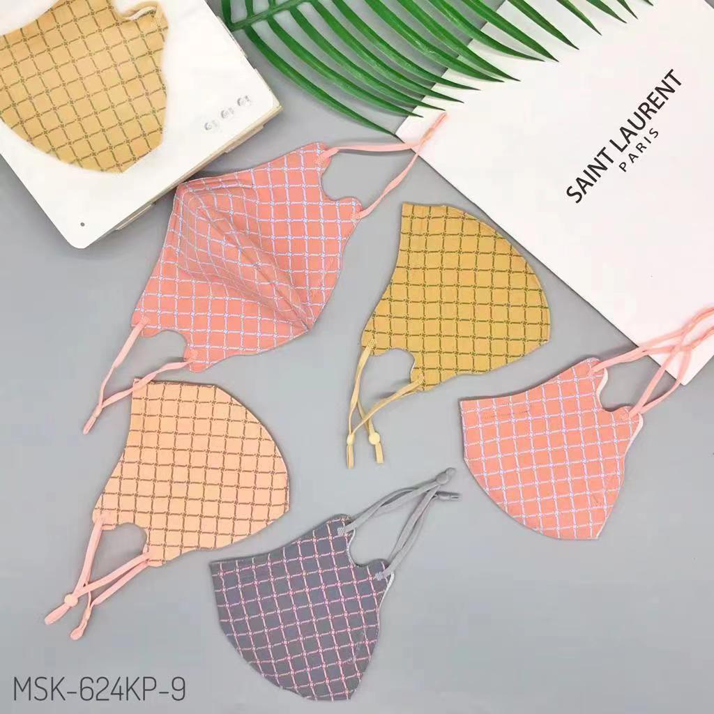 MASKER KAIN PREMIUM CEWEK IMPORT MOTIF KN95 DUCKBILL TALI / MASKER CEWEK ELEGANT BAHAN KAIN LEMBUT