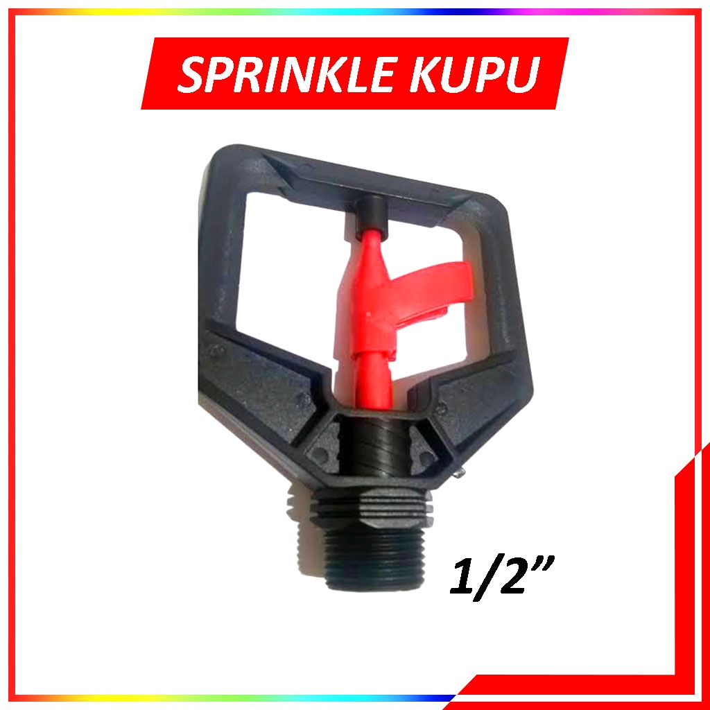 Sprinkle Butterfly Kupu Kupu 1/2&quot; Impact Rotary Nozzle Taman Kebun / Sprinkle Kupu Kupu Semprotan Air Mancur Taman