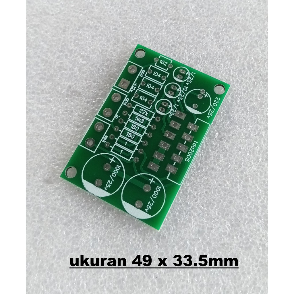 PCB Mono Bridge TDA2005 Amplifier