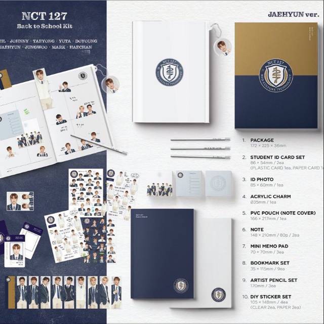 NCT 127 - Back to school kit