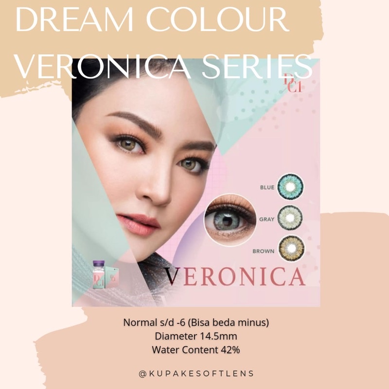 KUPAKESOFTLENS Veronica Glamour Softlens By DreamColor