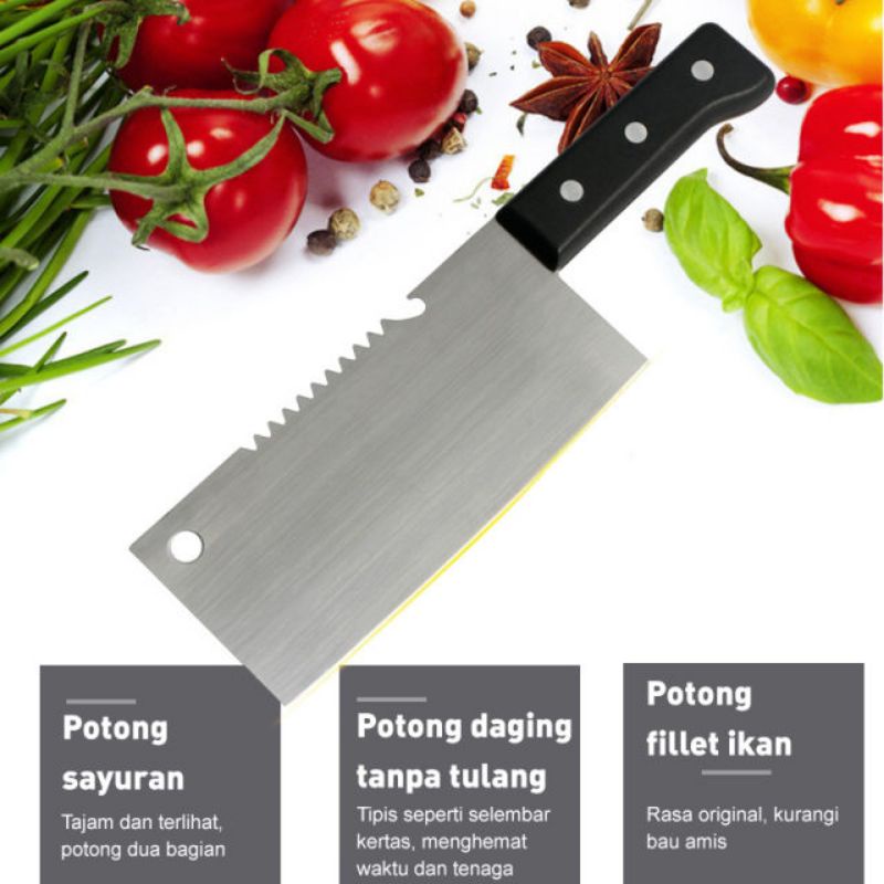 PISAU SET DAPUR 8in1 Berbahan Baja 8 IN 1 pasar murah