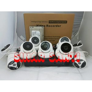 Murah Paket Cctv 7 Camera 3MP FULL HD ( Komplit Tinggal Pasang )