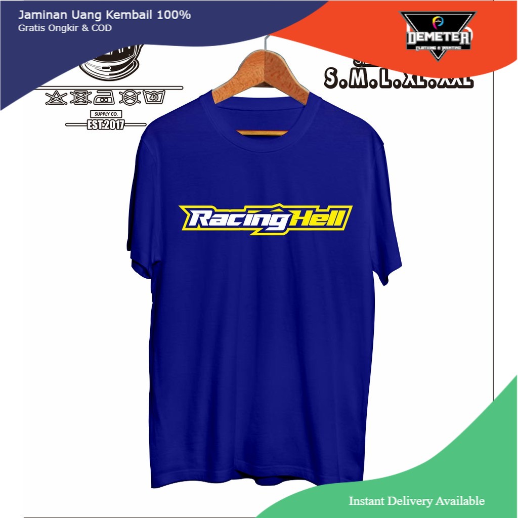 Kaos Baju Racing Hell Simple Kaos Otomotif Racing - Gilan Cloth