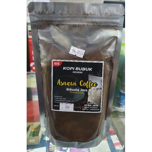 KOPI  ROBUSTA ASNAWI COFFE / KOPI MURIA 180 gr - AROMA KUDUS Fresh Asli Bubuk Giling Halus /Medium /