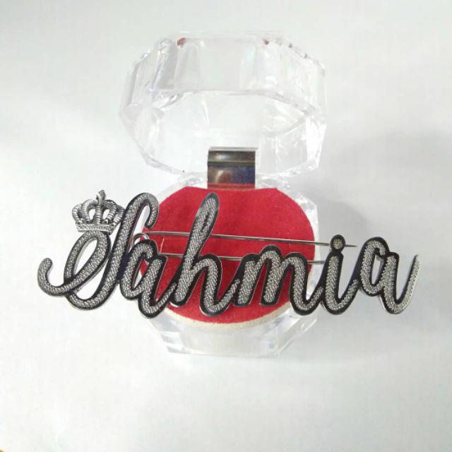 BROS NAMA CUSTOM GOLD/SILVER 24k ANTI KARAT-Seperti sahmia